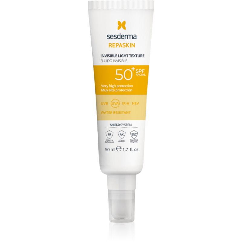 Sesderma Repaskin Invisible Light lozione protettiva SPF 50+ 50 ml