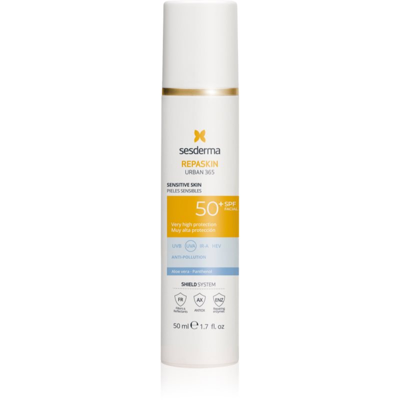 Sesderma Repaskin Urban 365 Sensitive Skin opalovací krém na obličej pro citlivou pleť 50 ml