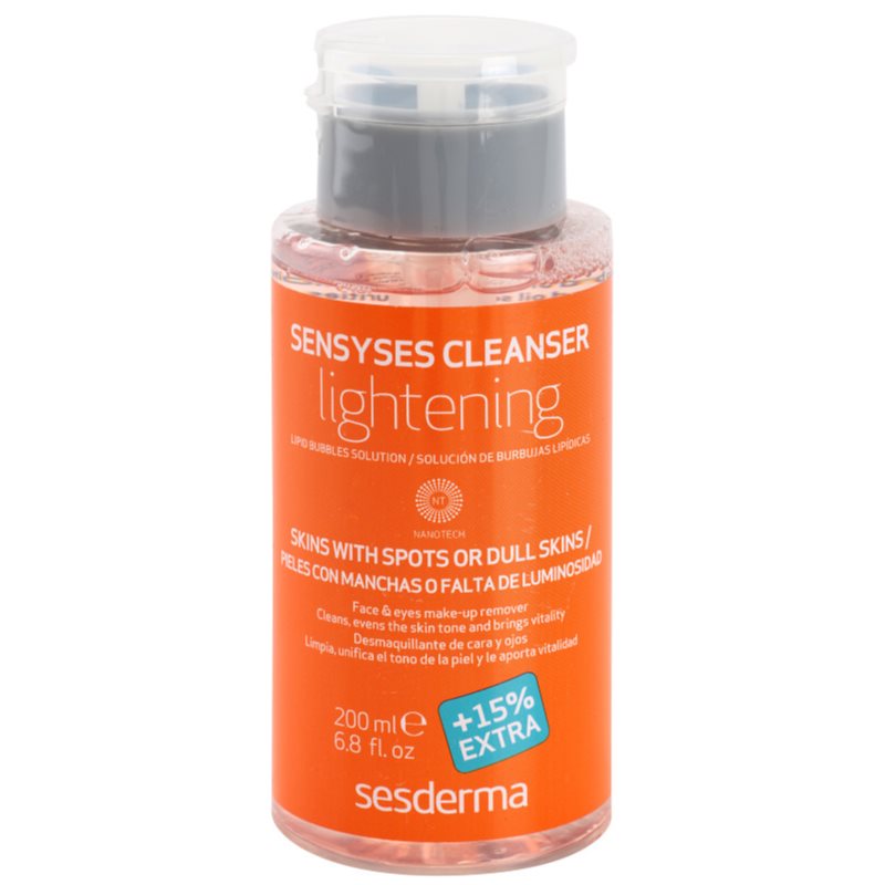 Sesderma Sensyses Cleanser Lightening засіб для зняття макіяжу для гіпер-пігментованої шкіри 200 мл