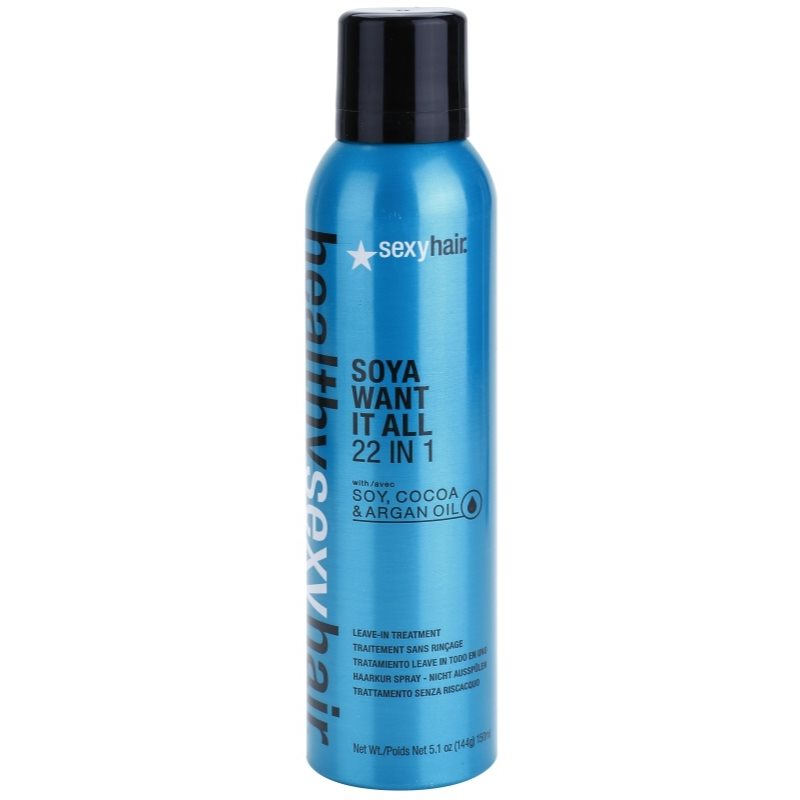 

Sexy Hair Healthy незмивний кондиціонер з вмістом сої, какао та арганової олійки