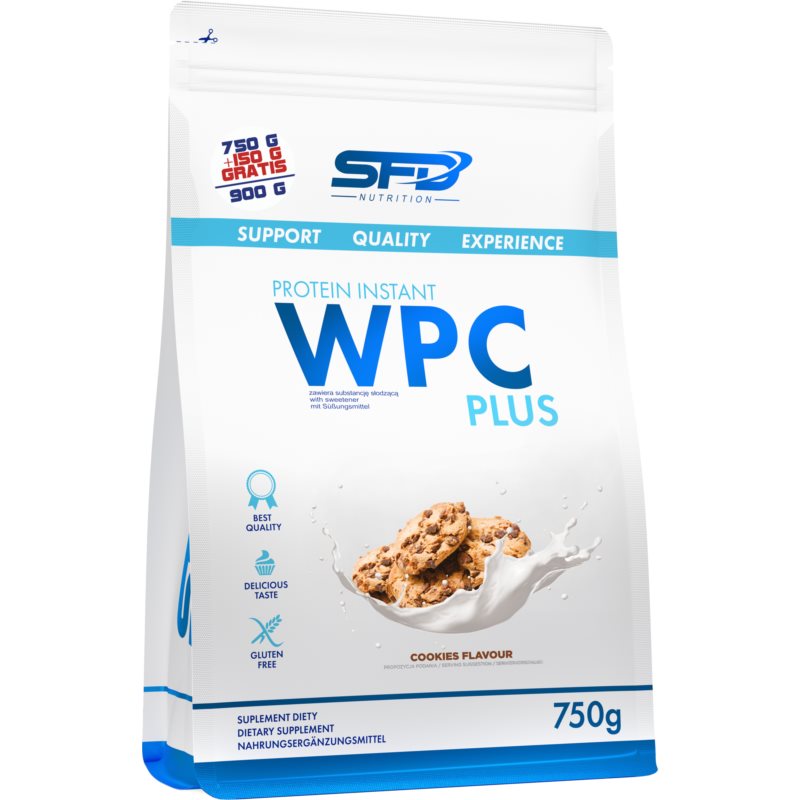 SFD Nutrition WPC Protein Plus srvátkový proteín príchuť Cookies 900 g