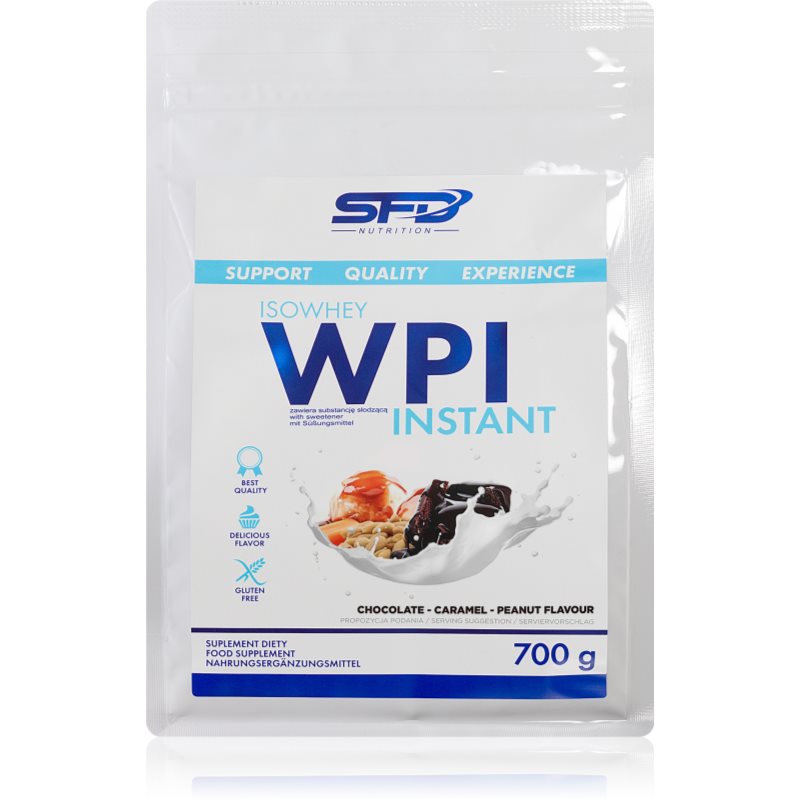 SFD Nutrition WPI Isowhey Instant srvátkový izolát príchuť Chocolate Caramel Peanut 700 g