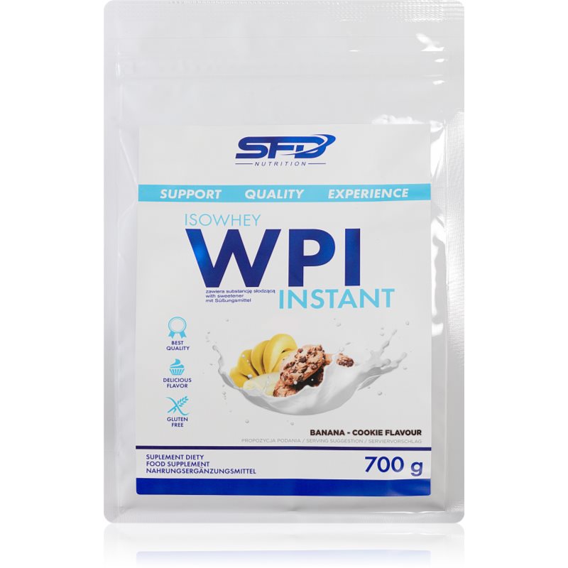 SFD Nutrition WPI Isowhey Instant srvátkový izolát príchuť Banana Cookies 700 g