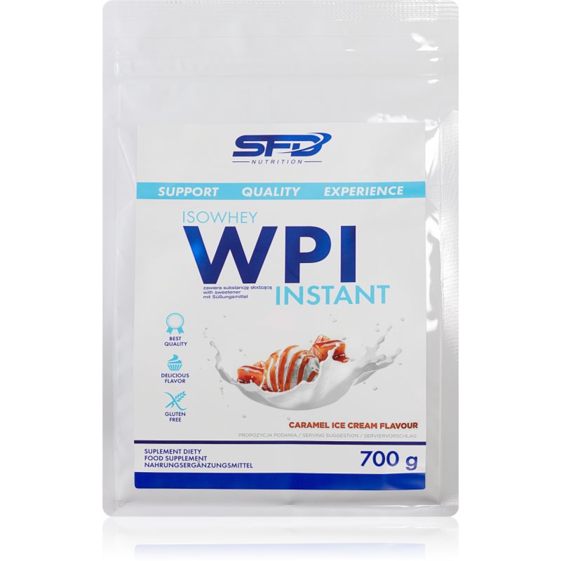 SFD Nutrition WPI Isowhey Instant srvátkový izolát príchuť Caramel Ice Cream 700 g