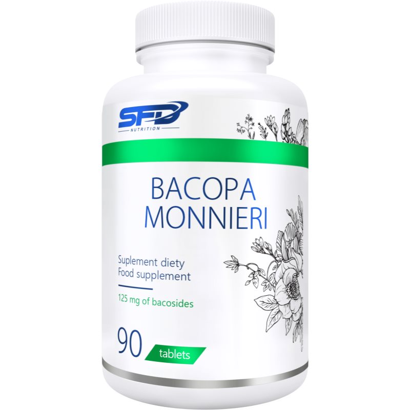 SFD Nutrition Bacopa Monnieri podpora koncentrácie a duševného výkonu 90 tbl