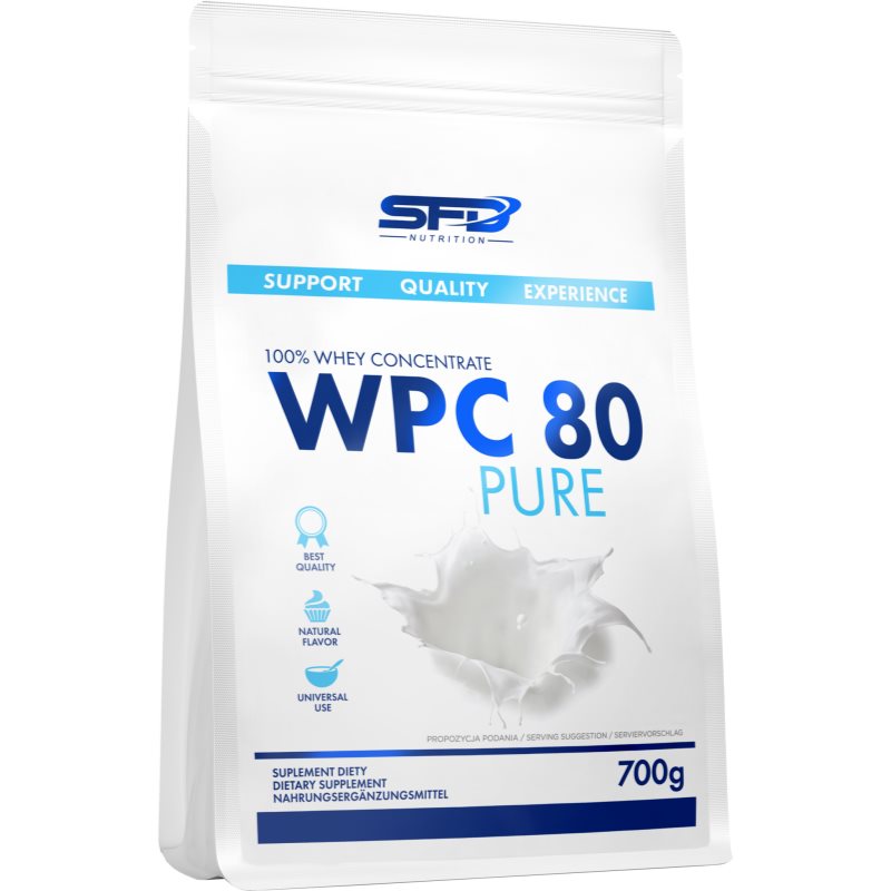 E-shop SFD Nutrition WPC 80 Pure syrovátkový protein bez laktózy příchuť Natural 700 g