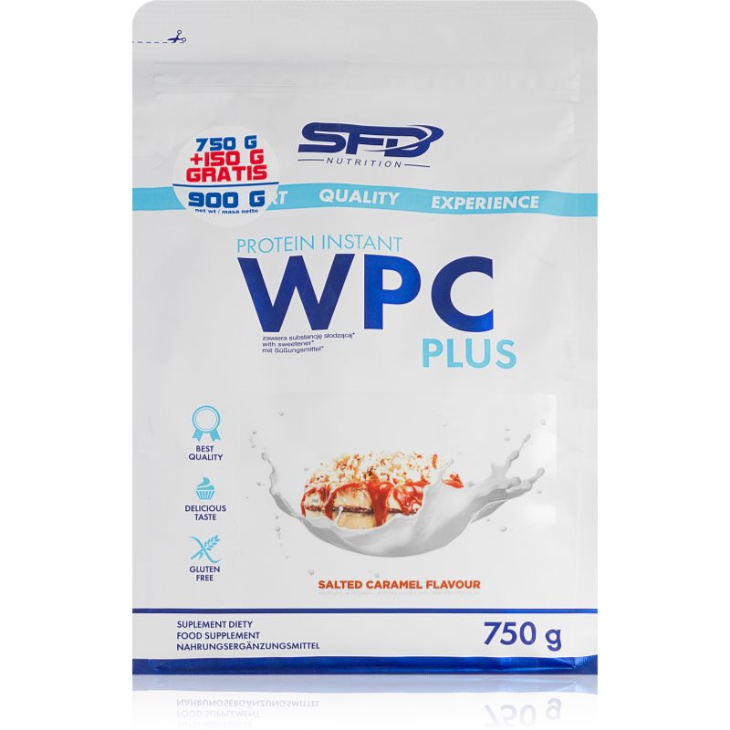 SFD Nutrition WPC Protein Plus srvátkový proteín príchuť Salted Caramel 900 g