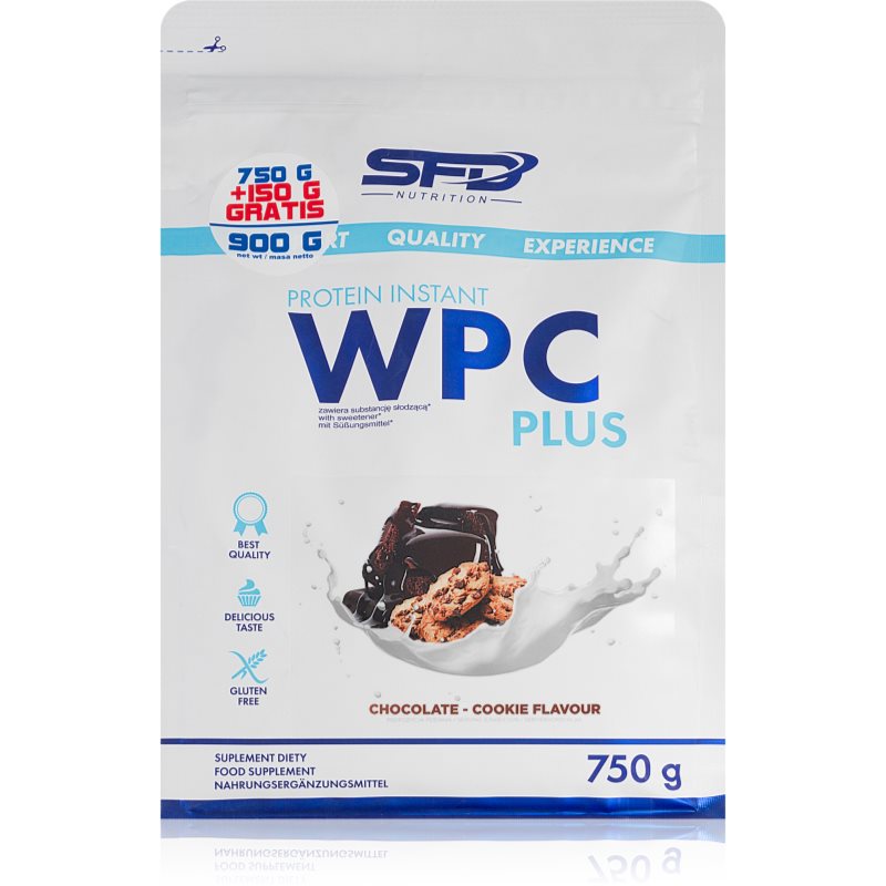 SFD Nutrition WPC Protein Plus srvátkový proteín príchuť Chocolate Cookie 900 g