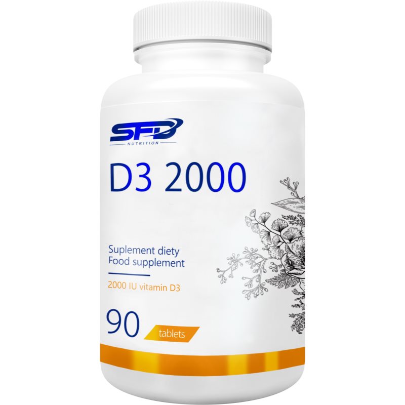 SFD Nutrition D3 2000 IU podpora imunity 90 tbl