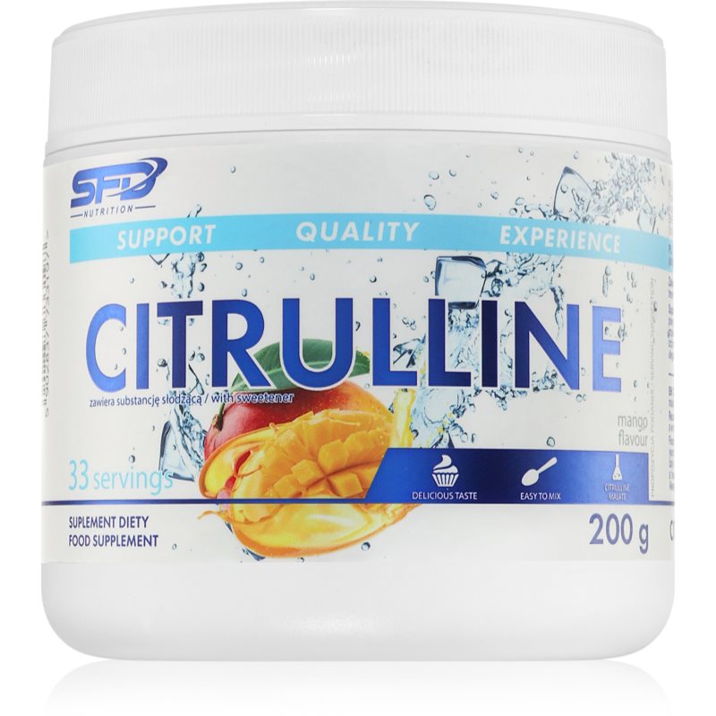 SFD Nutrition Citrulline podpora športového výkonu a regenerácie príchuť Mango 200 g