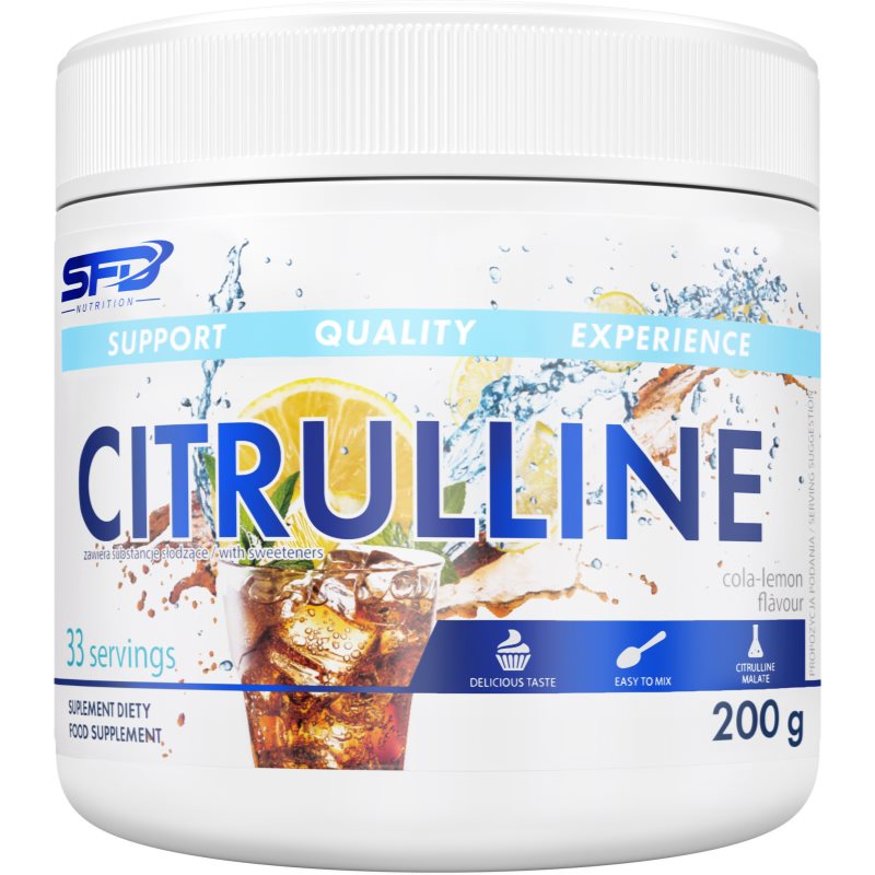 E-shop SFD Nutrition Citrulline podpora sportovního výkonu a regenerace příchuť Cola & Lemon 200 g