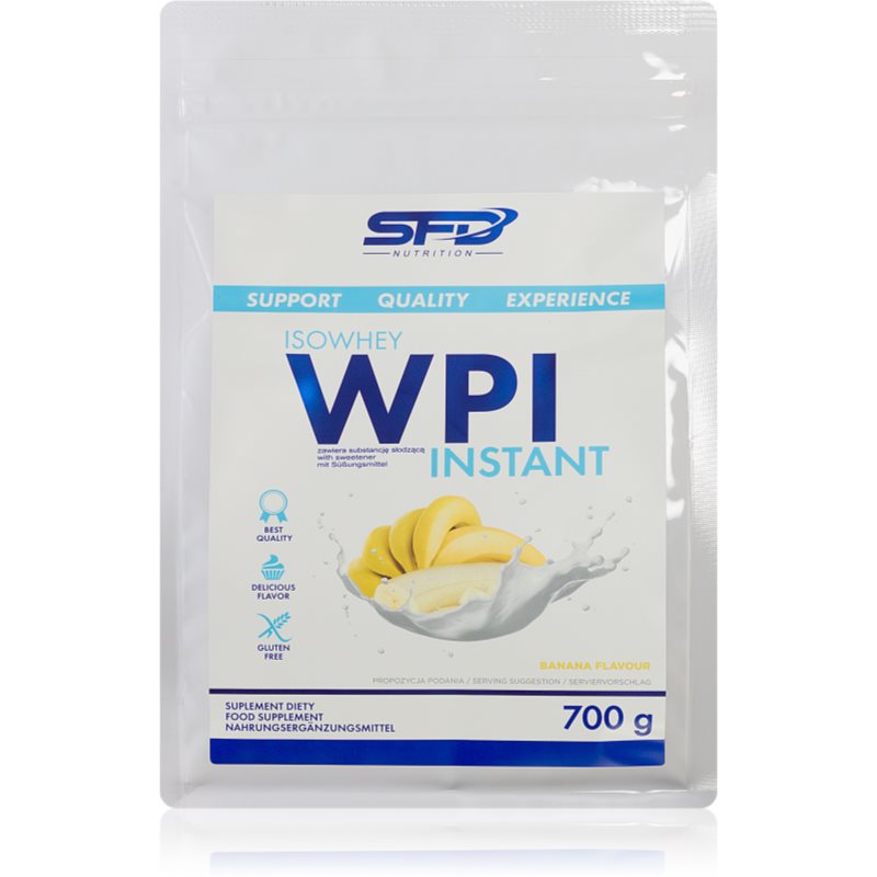 SFD Nutrition WPI Isowhey Instant srvátkový izolát príchuť Banana 700 g