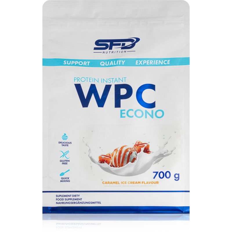 SFD Nutrition WPC Protein Econo srvátkový proteín príchuť Caramel Ice Cream 700 g