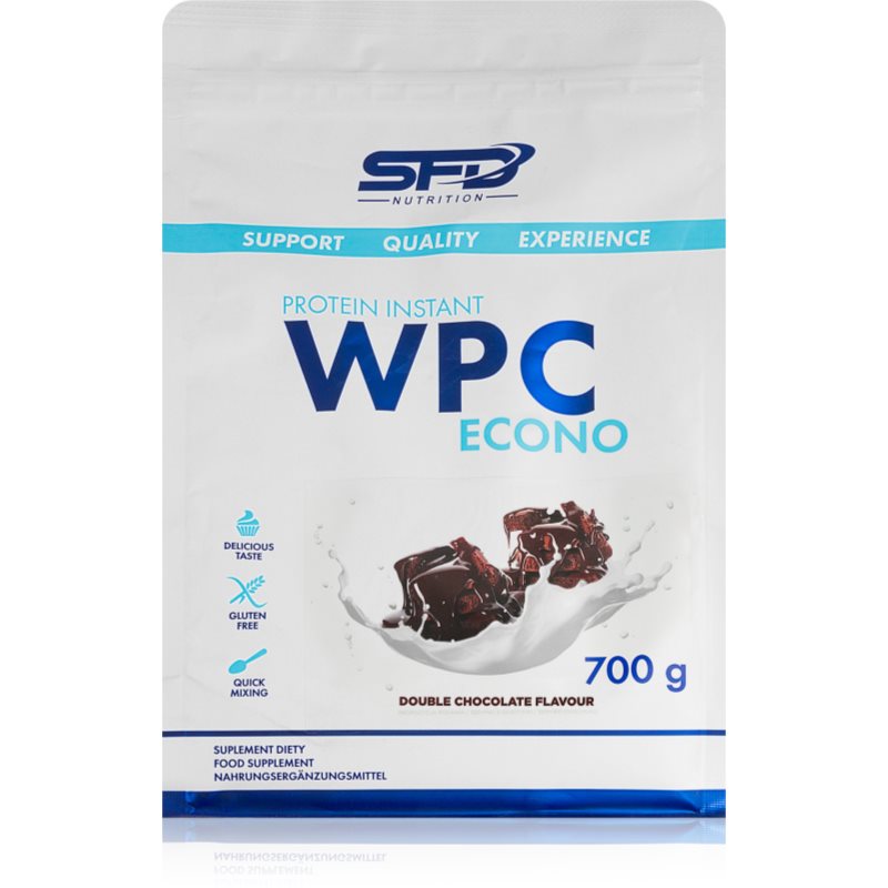 SFD Nutrition WPC Protein Econo srvátkový proteín príchuť Double Chocolate 700 g