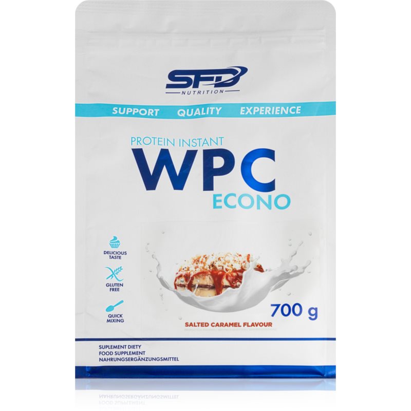SFD Nutrition WPC Protein Econo srvátkový proteín príchuť Salted Caramel 700 g