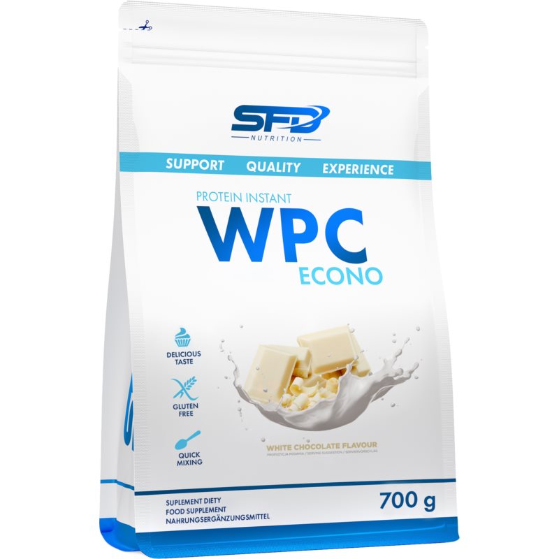 SFD Nutrition WPC Protein Econo srvátkový proteín príchuť White Chocolate 700 g