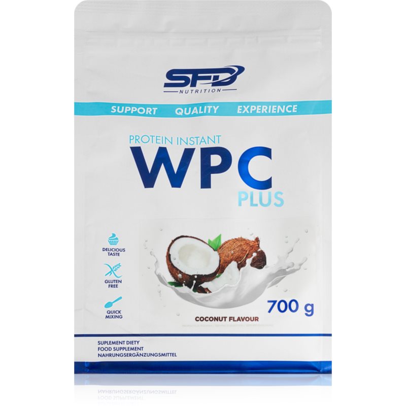 SFD Nutrition WPC Protein Plus srvátkový proteín príchuť Coconut 700 g