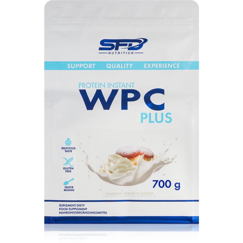 SFD Nutrition WPC Protein Plus srvátkový proteín príchuť Cookies Cream 700 g