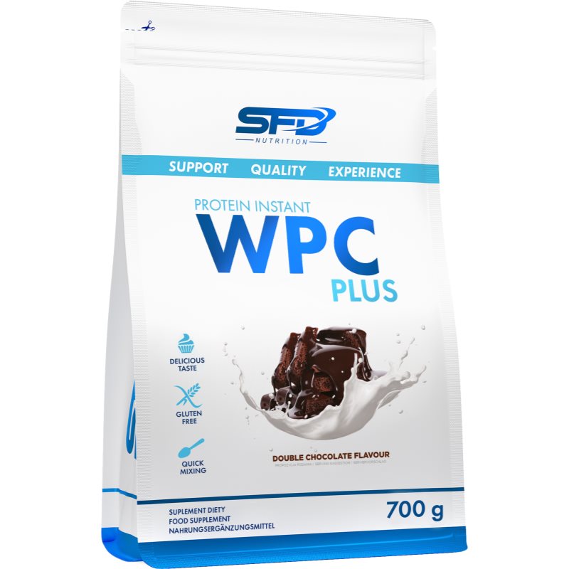 SFD Nutrition WPC Protein Plus srvátkový proteín príchuť Double Chocolate 700 g