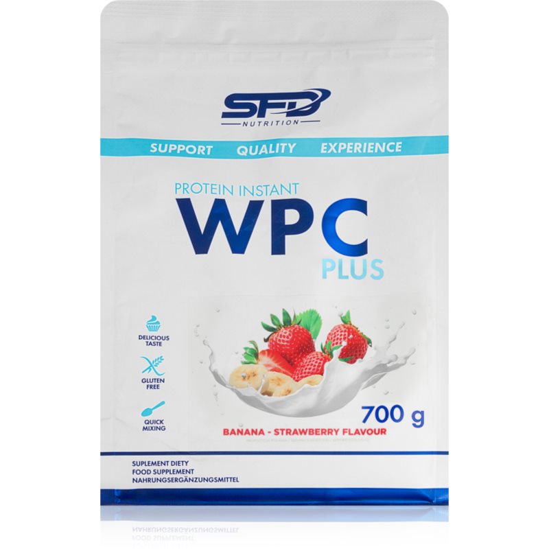SFD Nutrition WPC Protein Plus srvátkový proteín príchuť Strawberry Banana 700 g