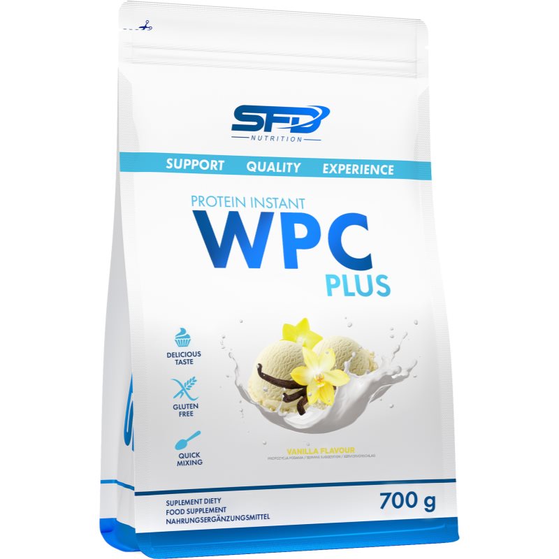 SFD Nutrition WPC Protein Plus srvátkový proteín príchuť Vanilla 700 g