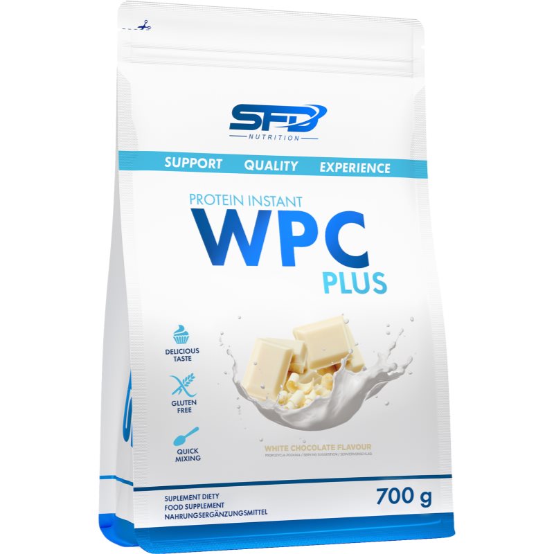 SFD Nutrition WPC Protein Plus srvátkový proteín príchuť White Chocolate 700 g