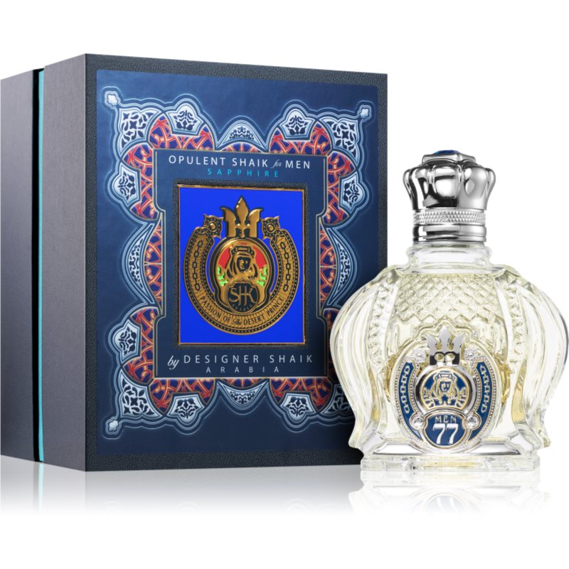 Shaik Opulent Shaik Blue No.77 Eau De Parfum For Men 100 Ml
