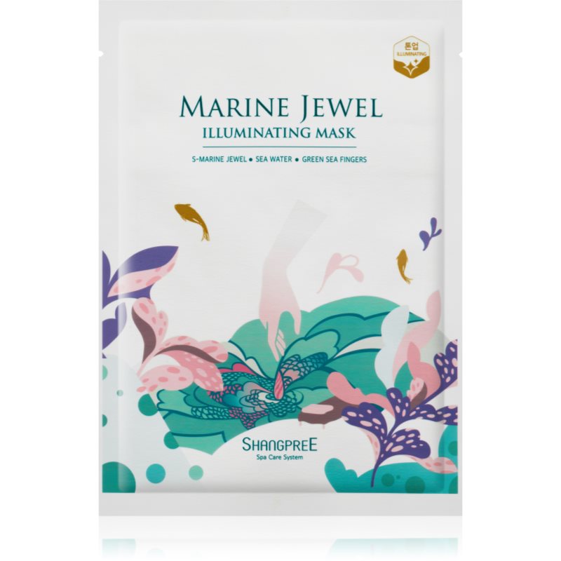 

Shangpree Marine Jewel освітлювальна косметична марлева маска