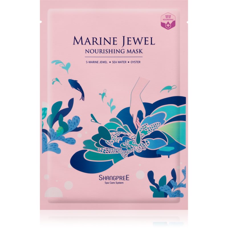 

Shangpree Marine Jewel тканинна маска для обличчя з відновлюючим ефектом