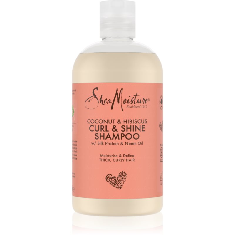 Shea Moisture Coconut & Hibiscus Champú hidratante para ondas definidas 384 ml