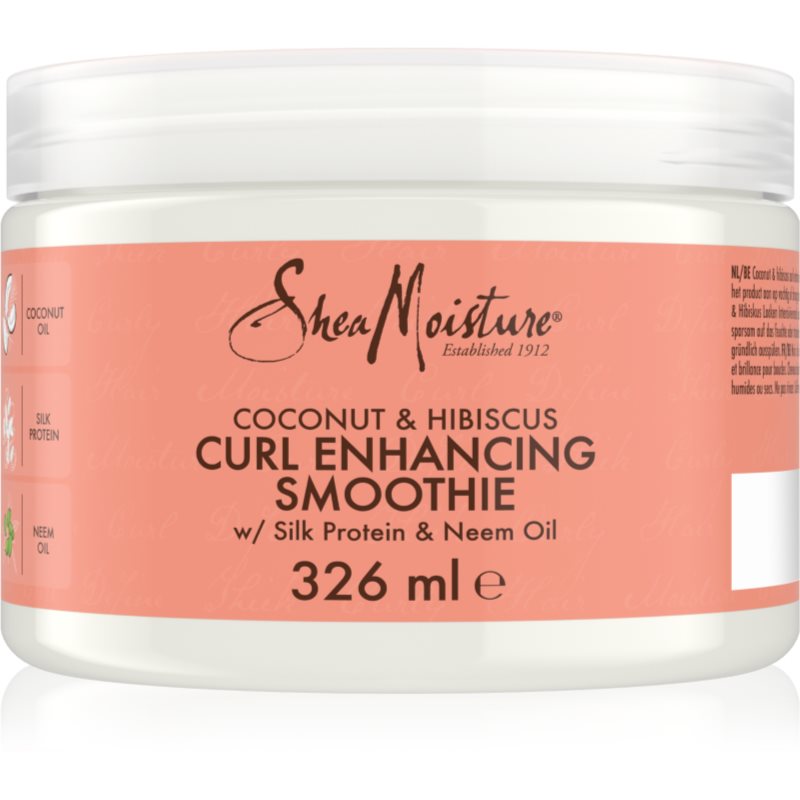 Shea Moisture Coconut & Hibiscus крем без отмиване за къдрава коса 340 гр.