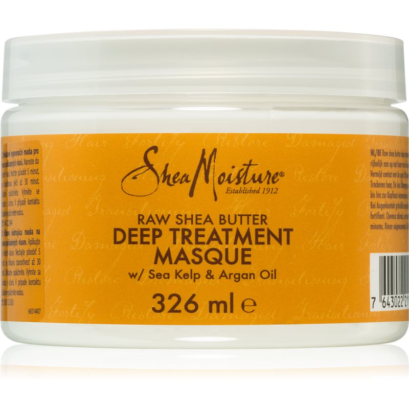 Shea Moisture Raw Shea Butter дълбока грижа за къдрава коса 326 мл.