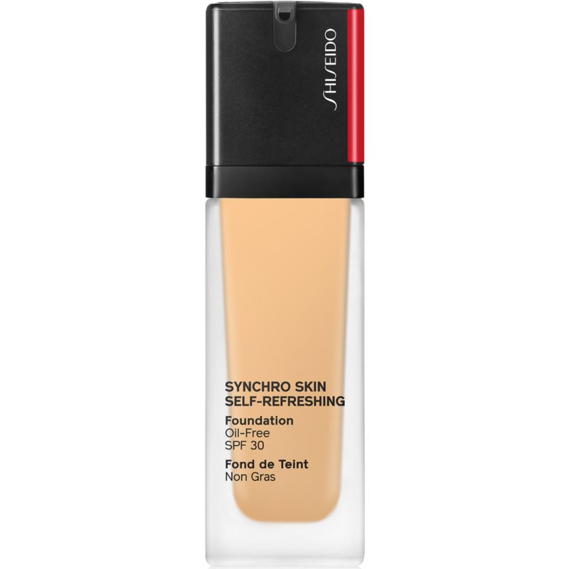 Shiseido Synchro Skin Self-Refreshing Foundation tartós alapozó SPF 30 árnyalat 250 Sand 30 ml