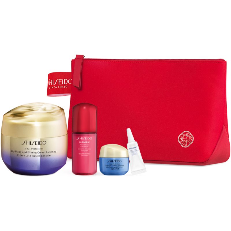 Shiseido Vital Perfection Uplifting & Firming Cream Enriched dovanų rinkinys (standinamojo poveikio)
