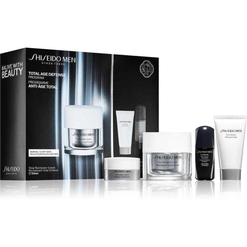 Shiseido Men Total Revitalizer dovanų rinkinys (nuo raukšlių) vyrams
