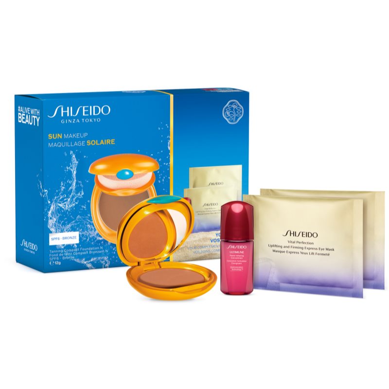 

Shiseido Sun Care TANNING COMPACT BRONZE SET подарунковий набір (для досконалого вигляду)