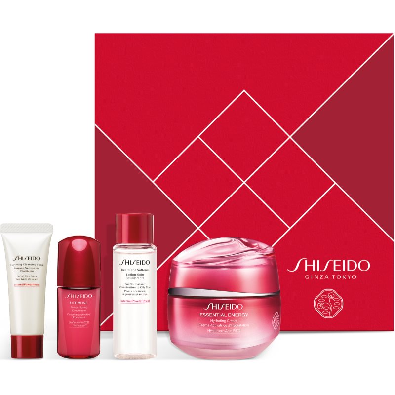 Shiseido Essential Energy Holiday Kit darčeková sada (pre perfektnú pleť)