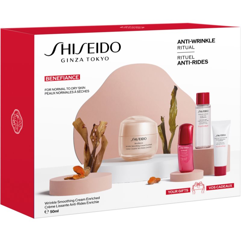 Shiseido Benefiance Wrinkle Smoothing Cream Enriched Value Set Geschenkset für perfekte Haut