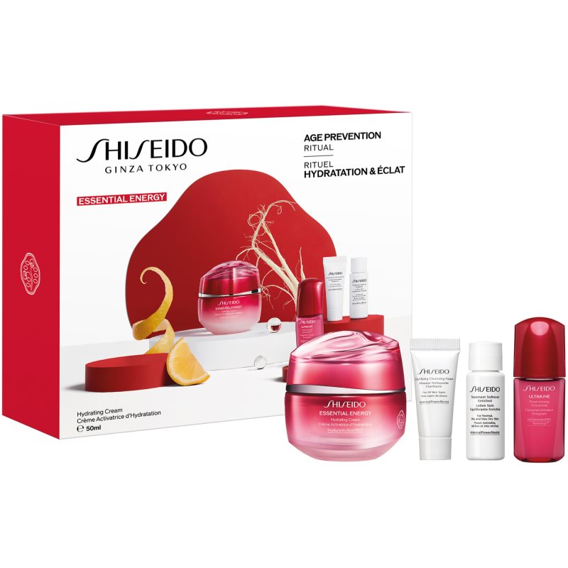 E-shop Shiseido Essential Energy Hydrating Cream Value Set dárková sada (pro zářivý vzhled pleti)