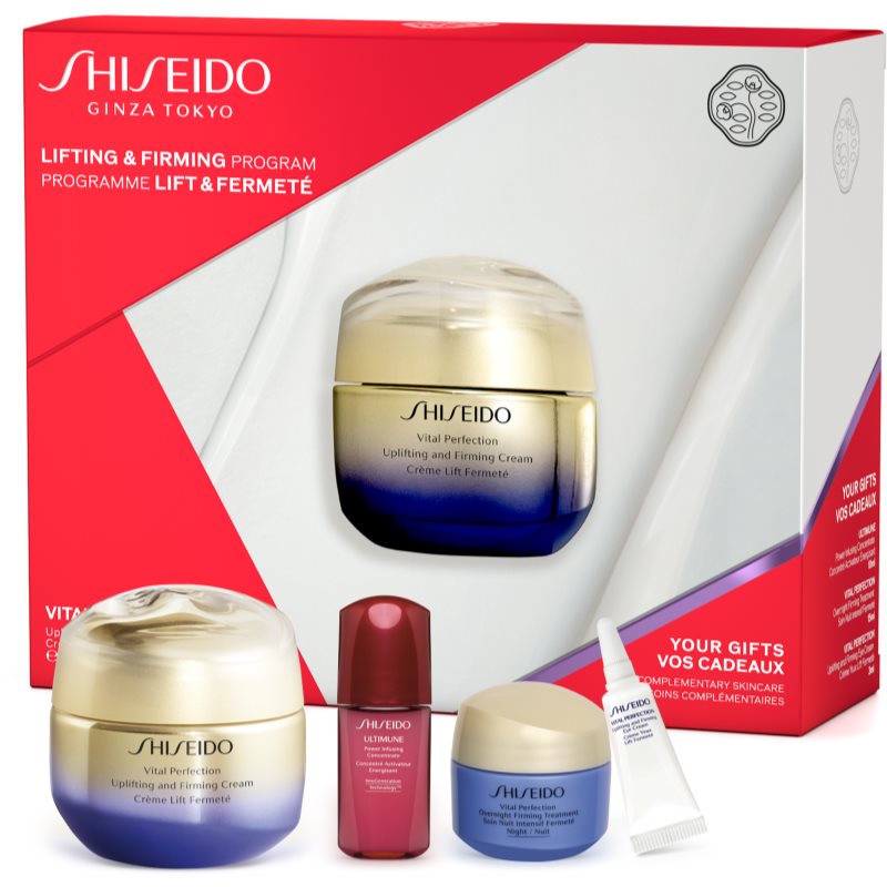 Shiseido Vital Perfection Uplifting & Firming Cream dovanų rinkinys moterims