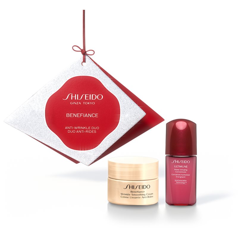 Shiseido Benefiance Wrinkle Smoothing Cream rinkinys (nuo raukšlių)