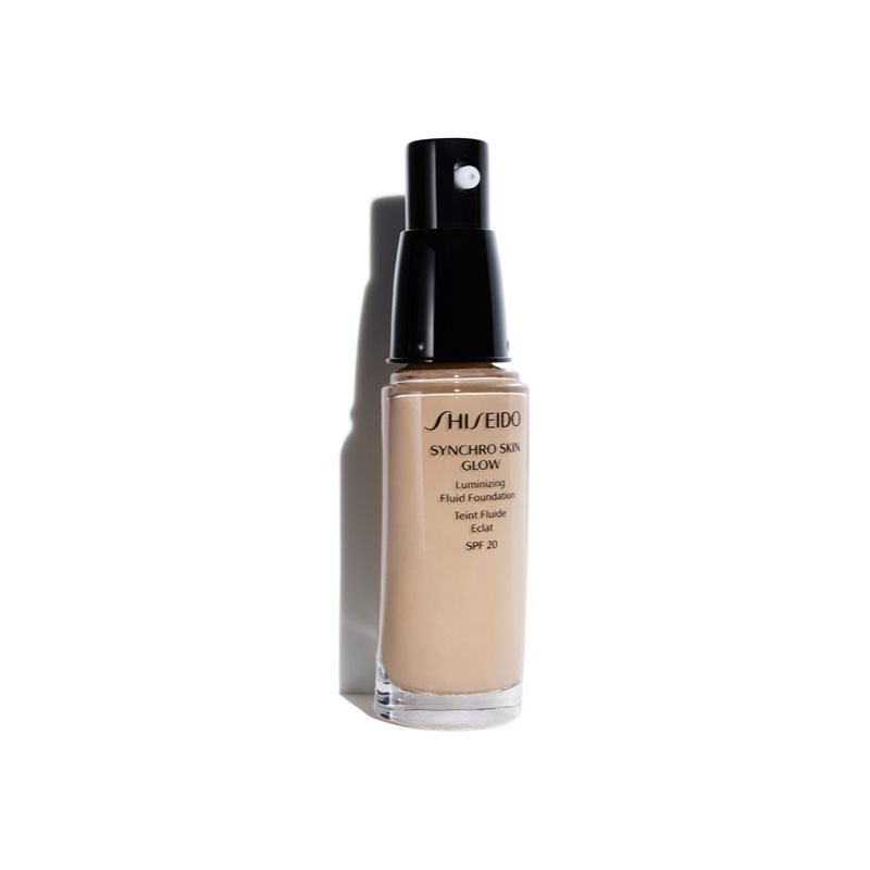 Shiseido Synchro Skin Glow Luminizing Fluid Foundation Illuminating Foundation SPF 20 Shade Rose 4 30 Ml