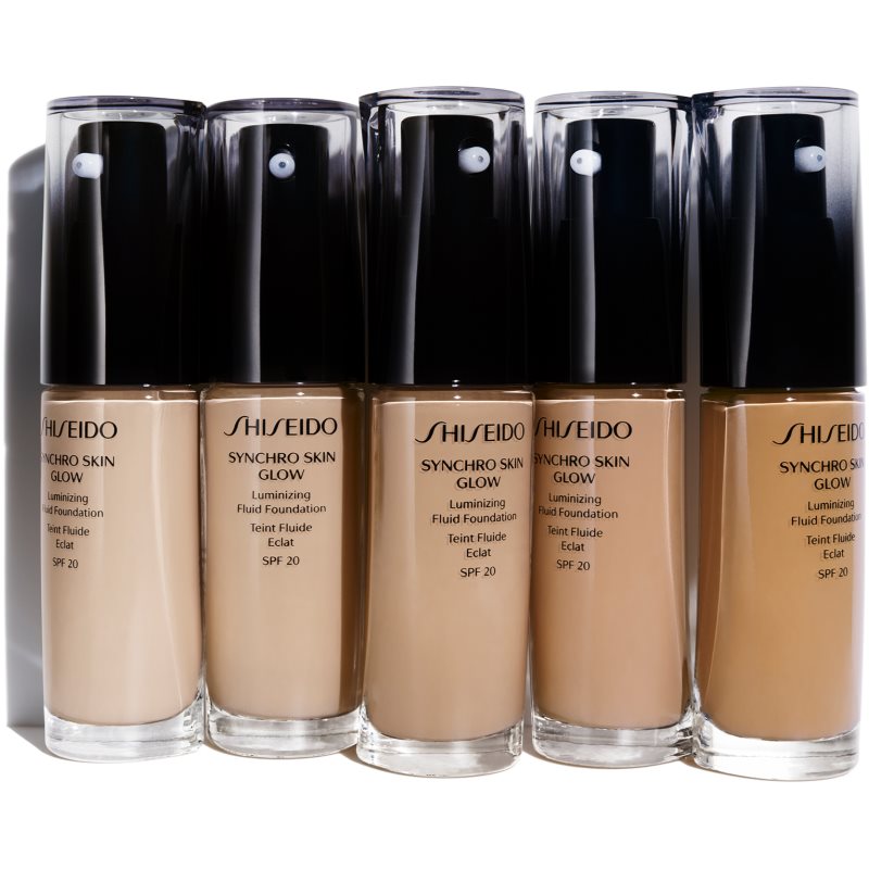 Shiseido Synchro Skin Glow Luminizing Fluid Foundation Illuminating Foundation SPF 20 Shade Rose 4 30 Ml