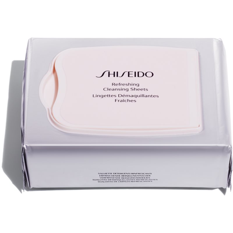Shiseido Generic Skincare Refreshing Cleansing Sheets sminklemosó kendő mélytisztításhoz 30 db