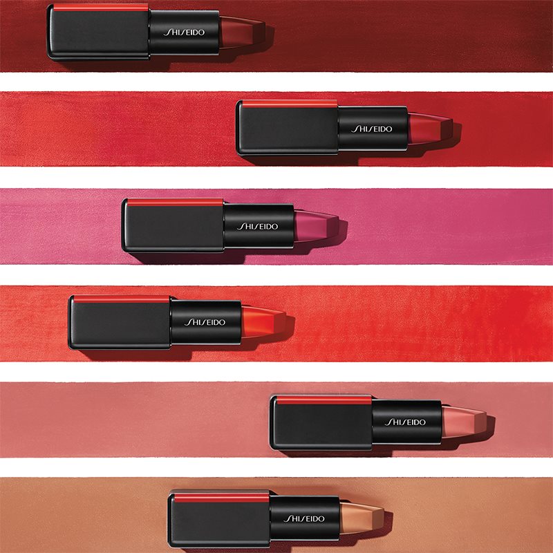 Shiseido ModernMatte Powder Lipstick матова пудрова помада відтінок 513 Shock Wave (Watermelon) 4 гр
