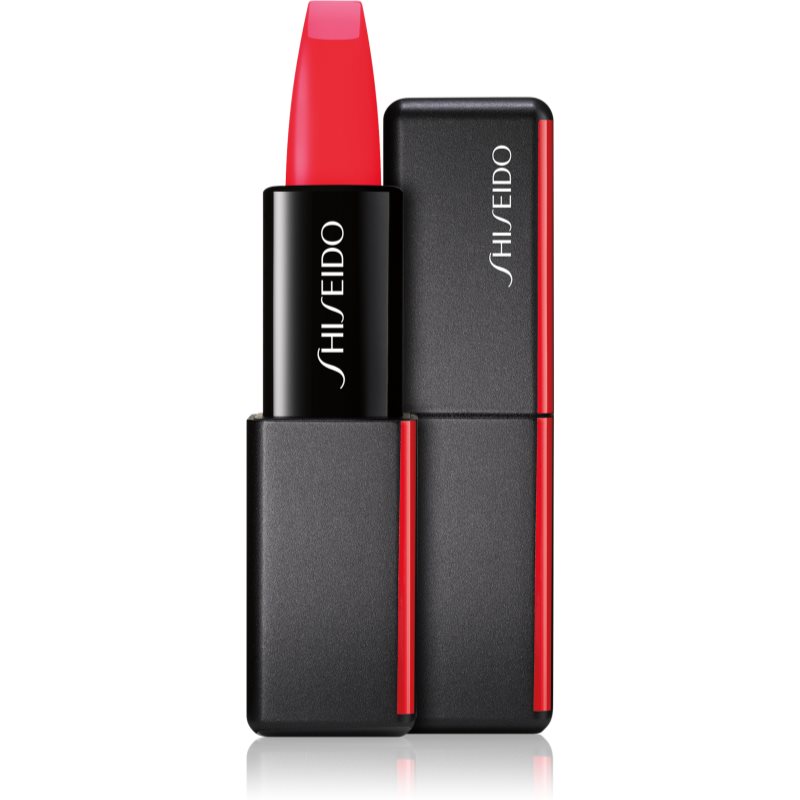 Shiseido ModernMatte Powder Lipstick mat pudrasta šminka odtenek 513 Shock Wave (Watermelon) 4 g