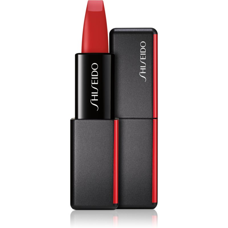Shiseido ModernMatte Powder Lipstick matný púdrový rúž odtieň 514 Hyper Red (True Red) 4 g