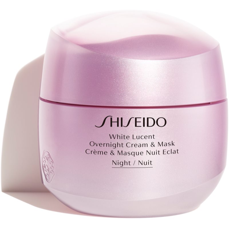 

Shiseido White Lucent Overnight Cream & Mask нічна зволожуюча маска та крем проти пігментних плям