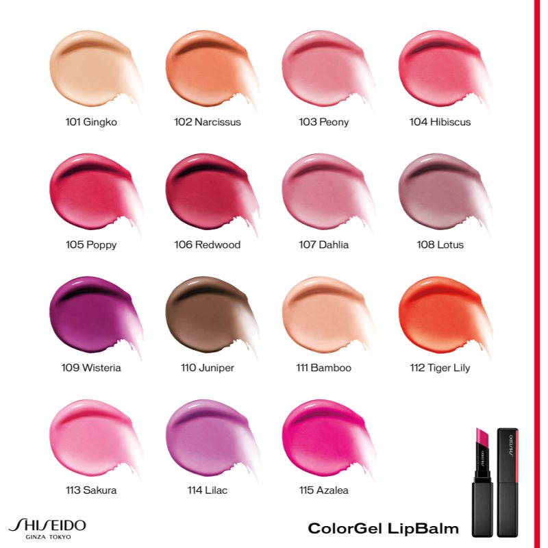 Shiseido ColorGel LipBalm tinted lip balm with moisturising effect shade 113 Sakura 2 g