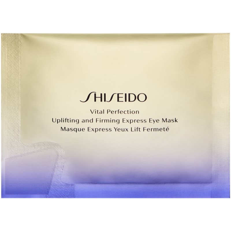 Shiseido Vital Perfection Uplifting & Firming Express Eye Mask kisimító és feszesítő maszk a szem köré 12 db